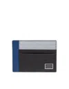 Dolce & Gabbana Black/blue Dauphine Card Holder In Black/blue