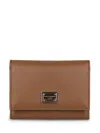 Dolce & Gabbana Dauphine French-flap Leather Wallet