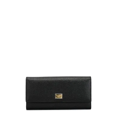 Dolce & Gabbana 'dauphine' Wallet In Black