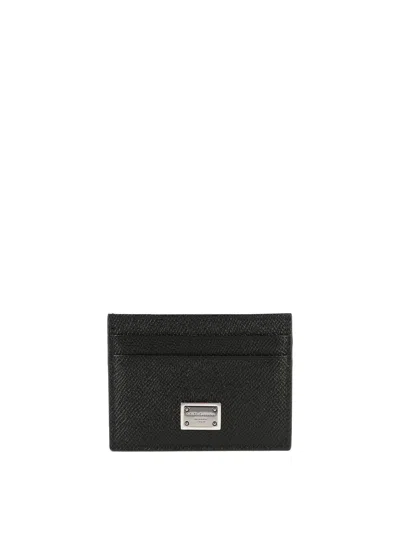 Dolce & Gabbana Dauphine Wallets & Card Holders In Black