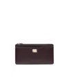 Dolce & Gabbana Dauphine Zip-up Cardholder In Black