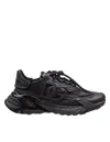 Dolce & Gabbana Daymaster Vintage Leather Sneakers In Black