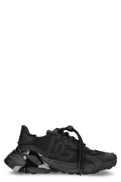 Dolce & Gabbana Day Faster Low-top Sneakers In Black