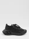 Dolce & Gabbana Daymaster Black Leather Blend Sneakers In Multi