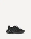 Dolce & Gabbana Daymaster Black Leather Blend Sneakers In Multi