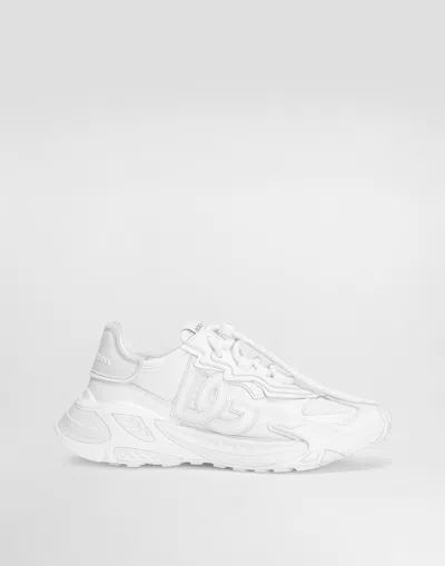 Dolce & Gabbana Day Faster Sneakers In Fabric In White