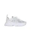 Dolce & Gabbana Chunky White Sneakers With Layered Sole In White