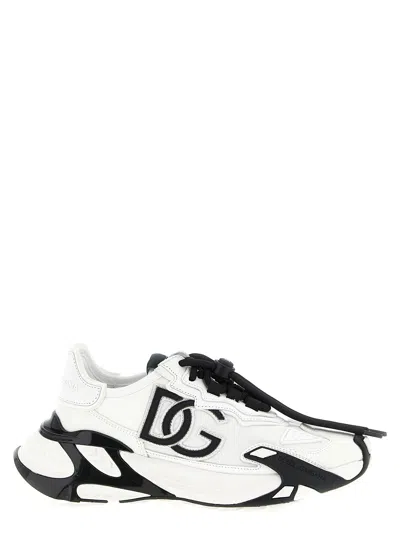 DOLCE & GABBANA DAY FASTER SNEAKERS WHITE/BLACK