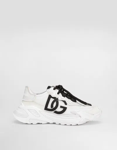 Dolce & Gabbana Day Faster Viscose Fabric Sneakers In Pattern