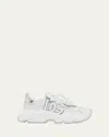 Dolce & Gabbana Daymaster Dg Logo Runner Sneakers In White