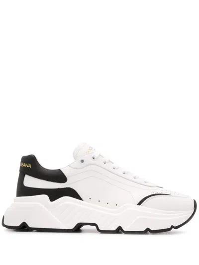 DOLCE & GABBANA DAYMASTER LEATHER SNEAKERS