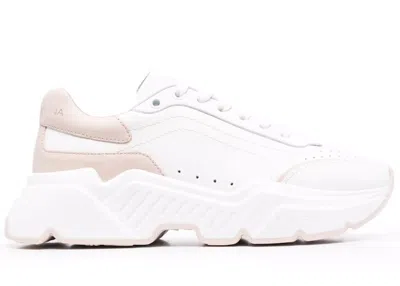 Pre-owned Dolce & Gabbana Daymaster Pale (women's) Sneakers In White/pink