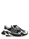 Dolce & Gabbana Daymaster Sneakers In Mixed Materials In Black