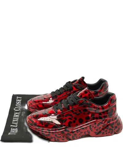 Pre-owned Dolce & Gabbana Daymaster Sneakers In Red