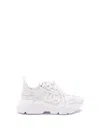 Dolce & Gabbana Daymaster White Leather Sneakers In White