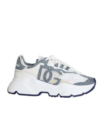 DOLCE & GABBANA DOLCE  GABBANA DG LOGO PATCH DAYMASTER SNEAKERS