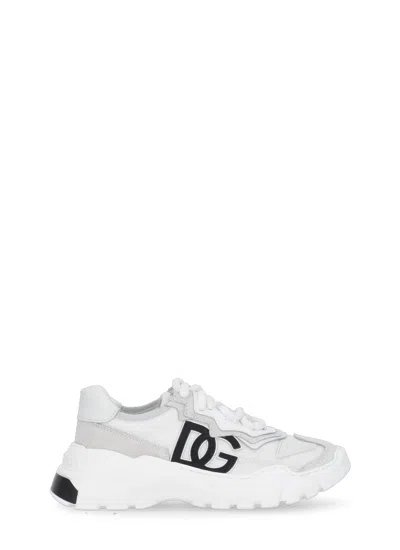 Dolce & Gabbana Kids' Daymaster Sneakers In White