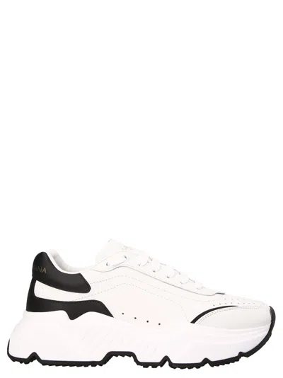 Dolce & Gabbana Daymaster Sneakers In White/black