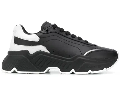 Pre-owned Dolce & Gabbana Daymaster (women's) Sneakers In Black/white In Multi