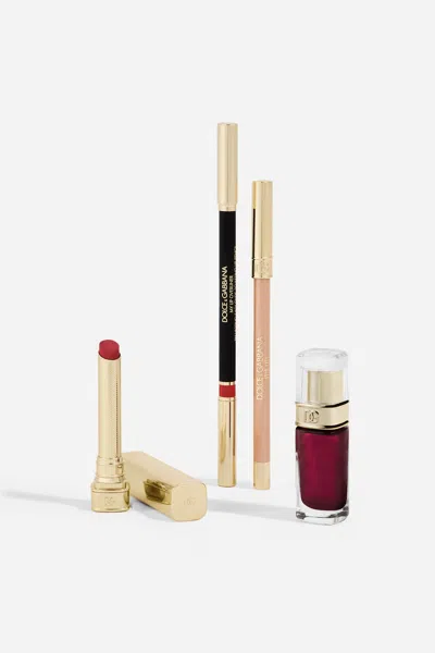 Dolce & Gabbana Dazzling Red Holiday Set In Multi