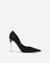 Dolce & Gabbana Lollo Satin Pumps In Black