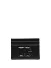 Dolce & Gabbana Debossed-logo Detail Cardholder In Black