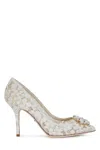 Dolce & Gabbana Bellucci 90 Taormina Lace Pumps In White