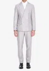 Dolce & Gabbana Deconstructed Two-piece Suit In Gray