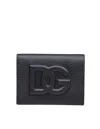 Dolce & Gabbana Deer Print Calfskin Credit Card Holder