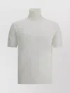 Dolce & Gabbana Defined Fit Cotton Turtleneck Sweater