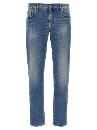 Dolce & Gabbana Delavé Jeans In Blue