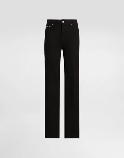 Dolce & Gabbana Denim 5-pocket Trousers In Multi