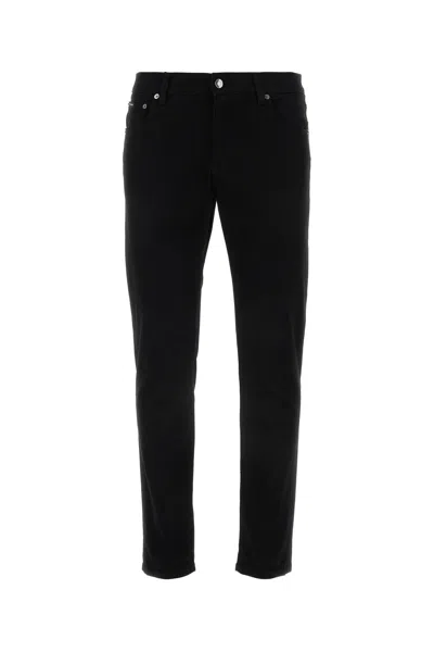 Dolce & Gabbana Slim-fit Stretch Denim Jeans In Black
