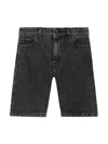 Dolce & Gabbana Denim Bermuda Shorts In Black