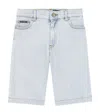 Dolce & Gabbana Denim Bermuda Shorts In Blue