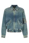 Dolce & Gabbana Denim Bomber With Tag In Combinedcolour