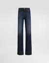 Dolce & Gabbana Denim Cigarette Jeans In Multicolor