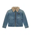 Dolce & Gabbana Shearling-collar Denim Jacket