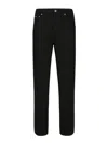 Dolce & Gabbana High-rise Slim Jeans In Negro
