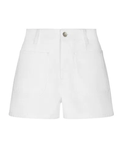 DOLCE & GABBANA DOLCE  GABBANA LOGO PLAQUE DENIM SHORTS