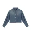 Dolce & Gabbana Denim Cropped Shirt