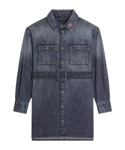 Dolce & Gabbana Kids' Denim Dress In Blue