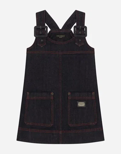 Dolce & Gabbana Abito Salopette In Multicolor