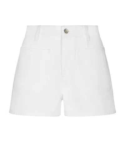 Dolce & Gabbana Chic White Cotton Denim Shorts