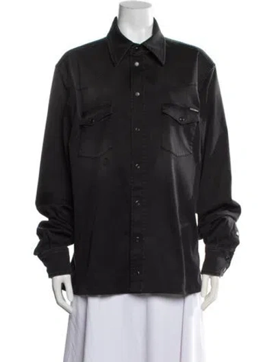 Pre-owned Dolce & Gabbana Denim Jacket In Black