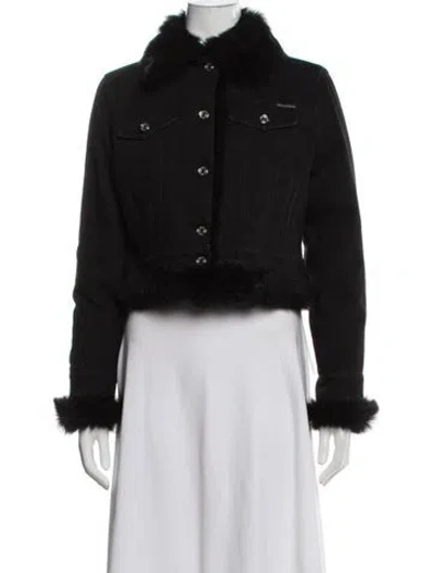 Pre-owned Dolce & Gabbana Denim Jacket In Black