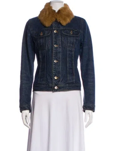 Pre-owned Dolce & Gabbana Denim Jacket In Blue