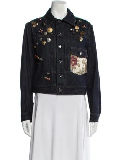 Pre-owned Dolce & Gabbana Denim Jacket In Blue