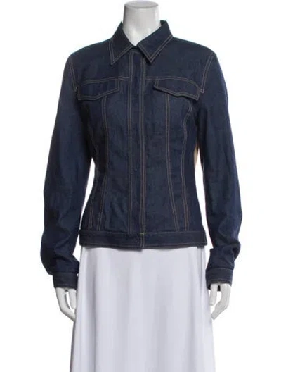 Pre-owned Dolce & Gabbana Denim Jacket In Blue
