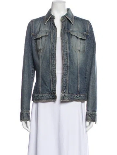 Pre-owned Dolce & Gabbana Denim Jacket In Blue